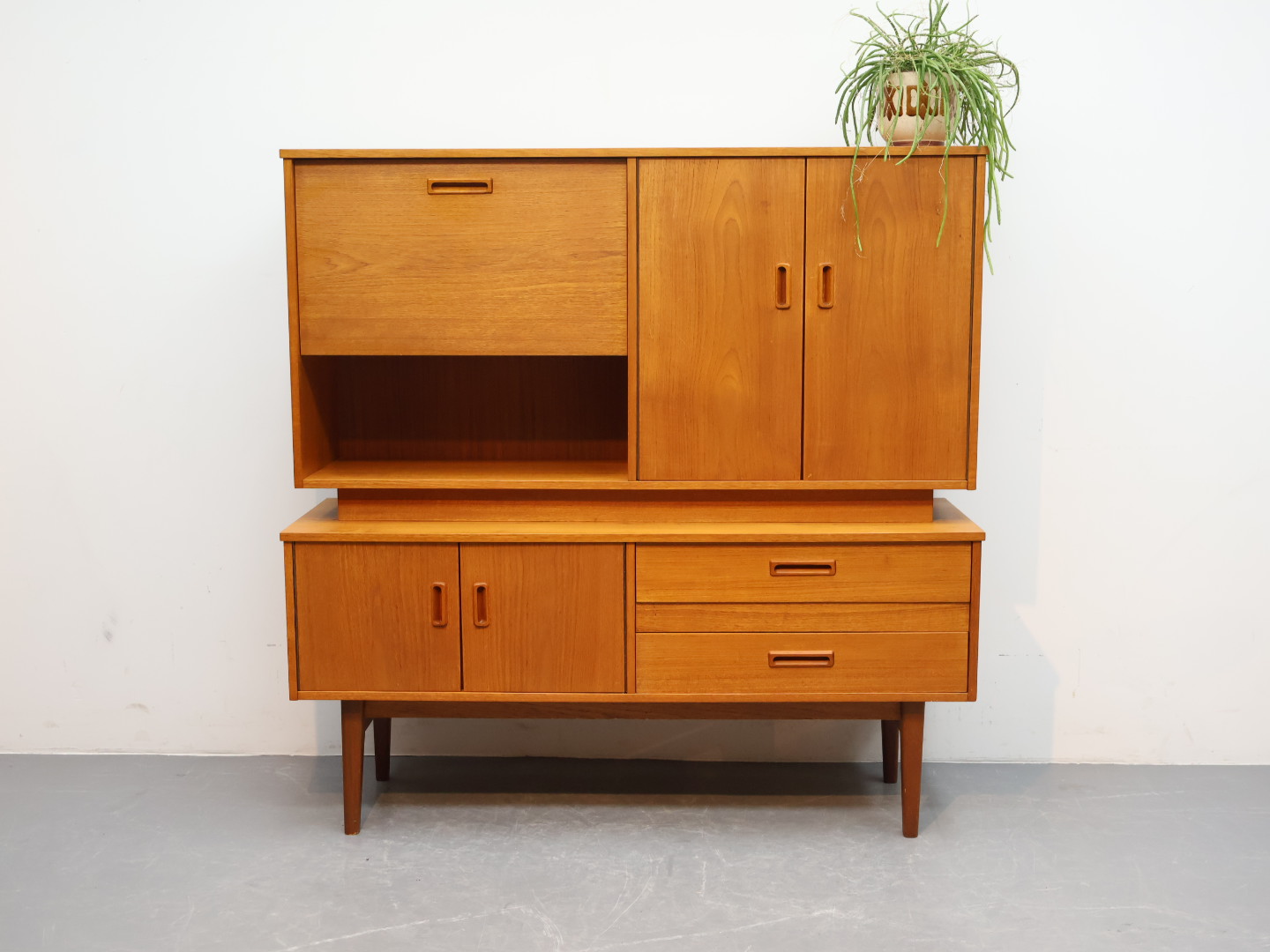 Vintage wandmeubel / teak / jaren `60