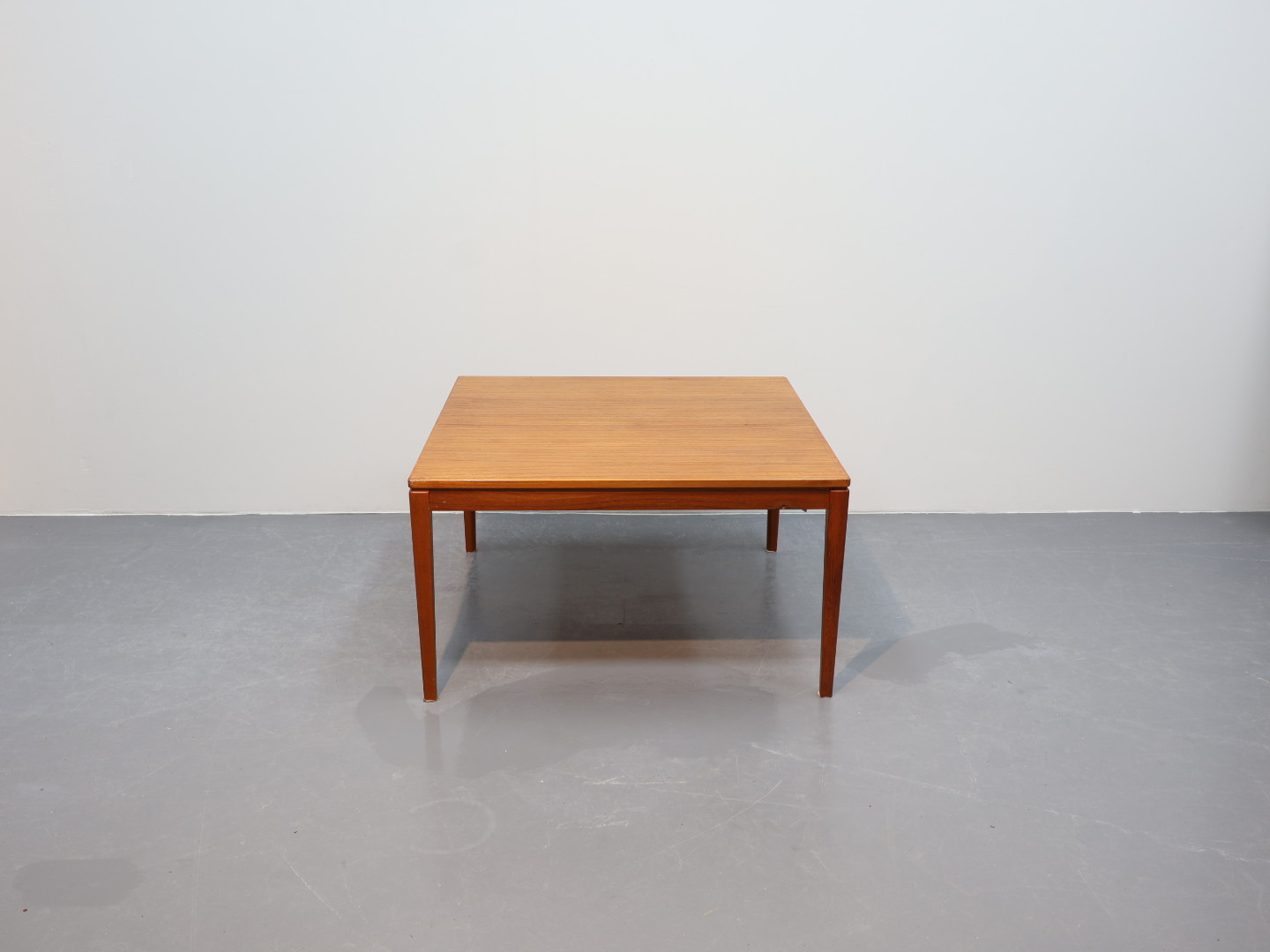 Vintage salontafel / teakfineer teak / vierkant / Zweden