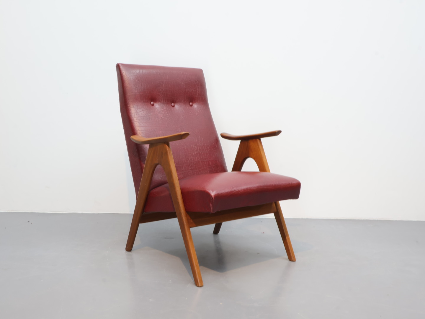 Vintage fauteuil / Louis van Teeffelen / jaren `60