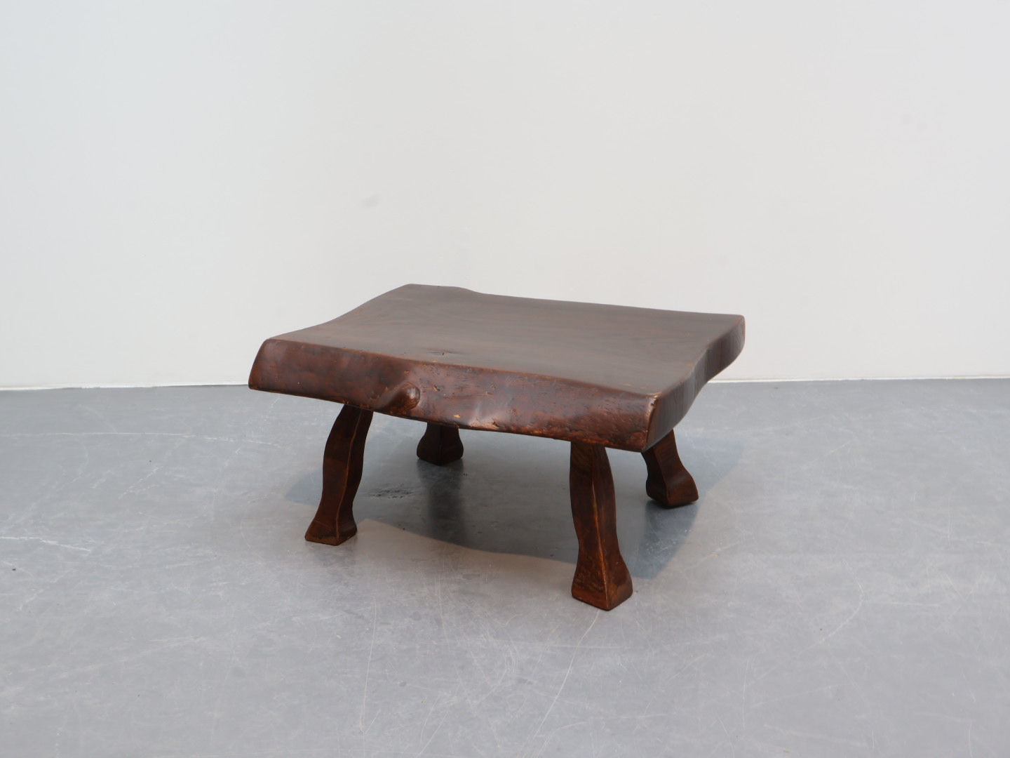 Vintage boomstamkruk / Bijzettafel /  Plantentafel / Jaren `70