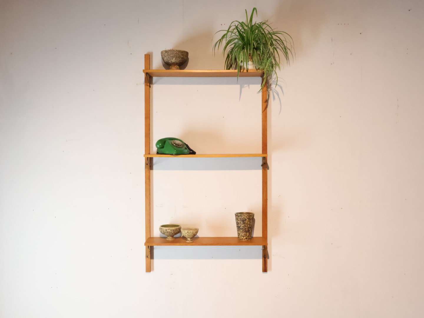 Vintage wandsysteem / planken / teak / Denemarken