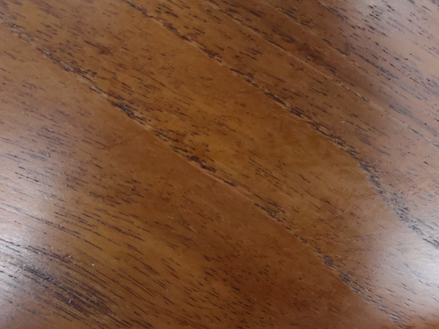 Vintage salontafel / massief hout / rond / NIels Bach Denemarken