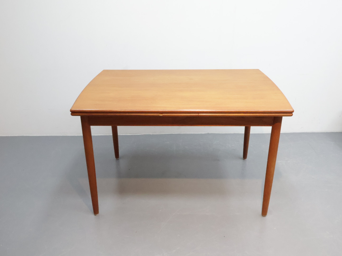 Vintage eettafel / teak / bruin rechhoek / Denemarken verlengbaar